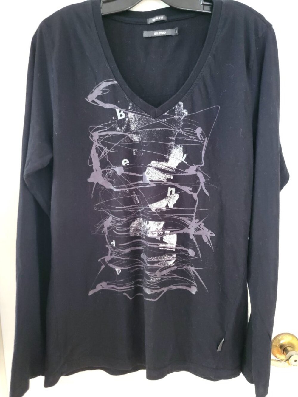 BLEND SLIM FIT KNIT TOP